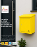Boîte à colis moyenne Jaune à accès frontal
