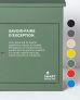 Boîte à colis moyenne Verte à accès frontal