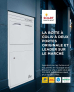 SMART PARCEL BOX™ - Boîte aux lettres et colis Large à accès frontal et arrière en acier Blanc