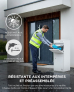 SMART PARCEL BOX™ - Boîte aux lettres et colis Large à accès frontal et arrière en acier Blanc