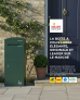 Boîte aux lettres et colis incurvée Large Vert foncé