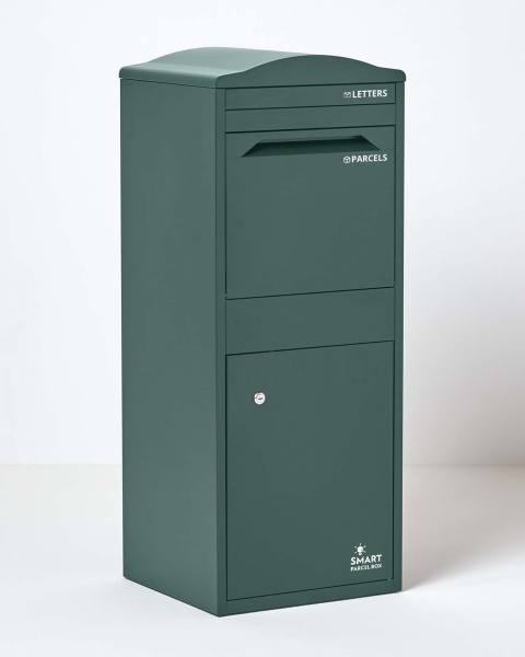 Boîte aux lettres et colis incurvée Large Vert foncé